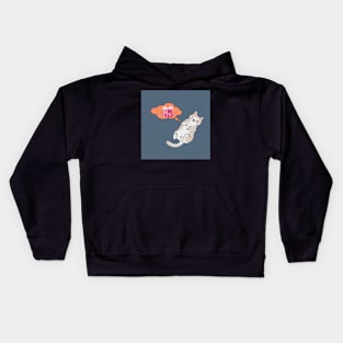 Dreaming cat Kids Hoodie